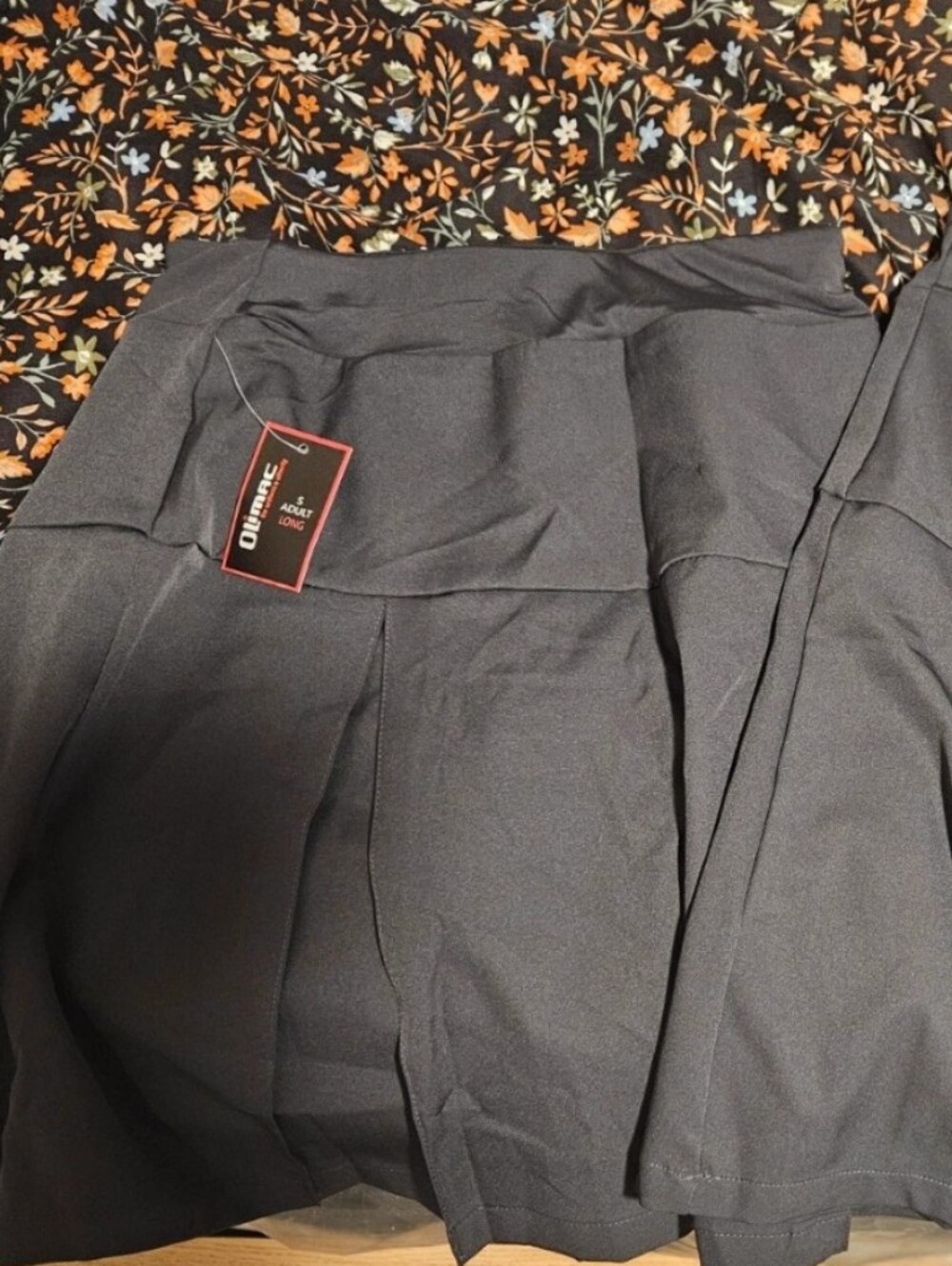 Black School Skirt With Built In Shorts